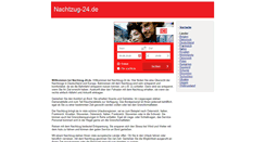 Desktop Screenshot of nachtzug-24.de